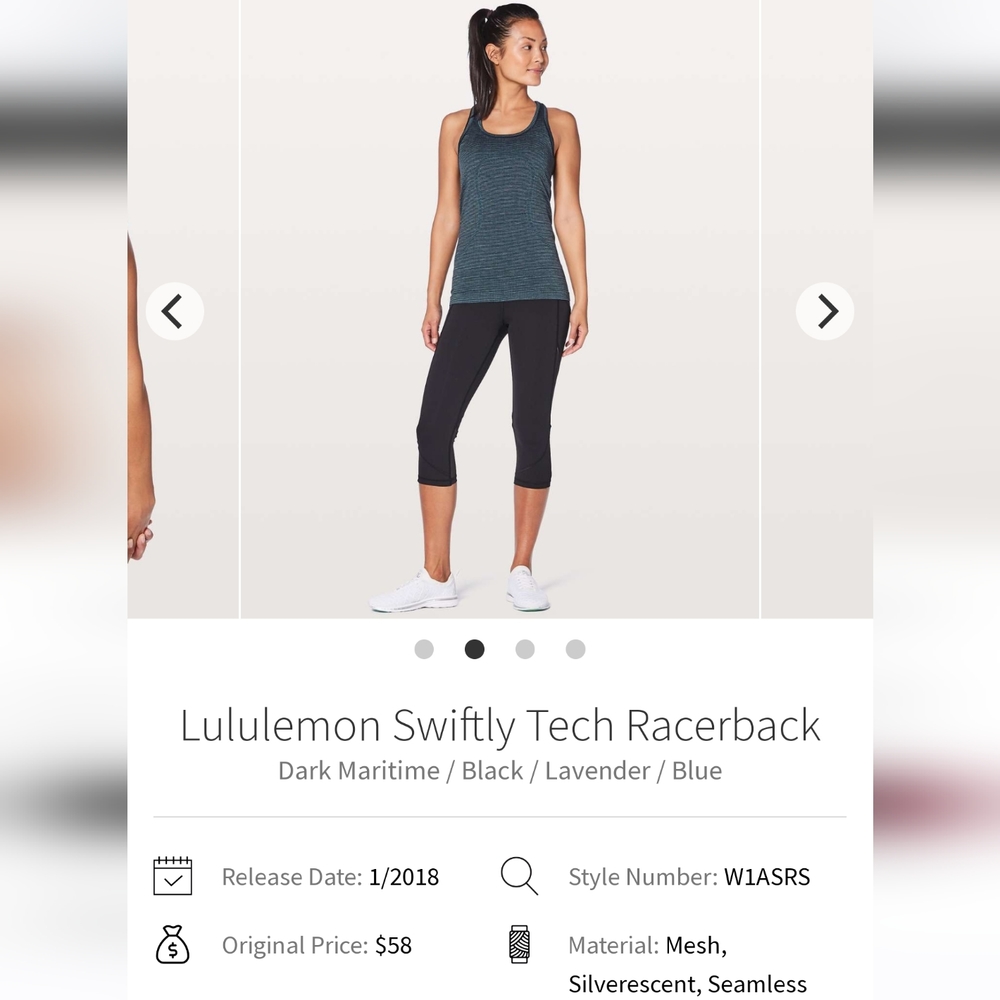 Lululemon Swiftly Tech Racerback Size 4 - Picture 7 of 9